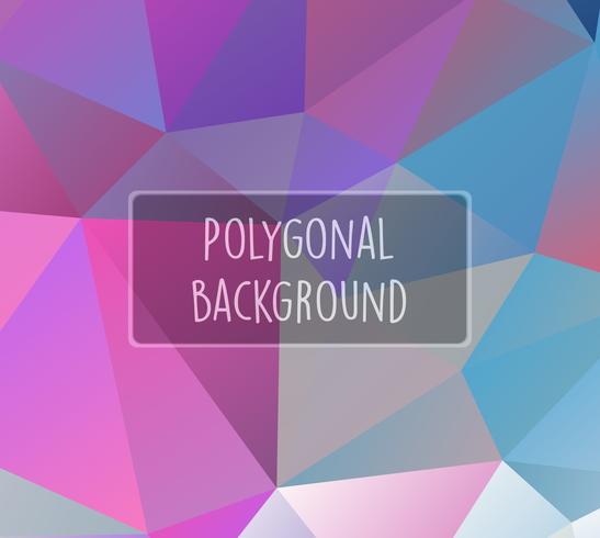 Polygonal background for craft vector