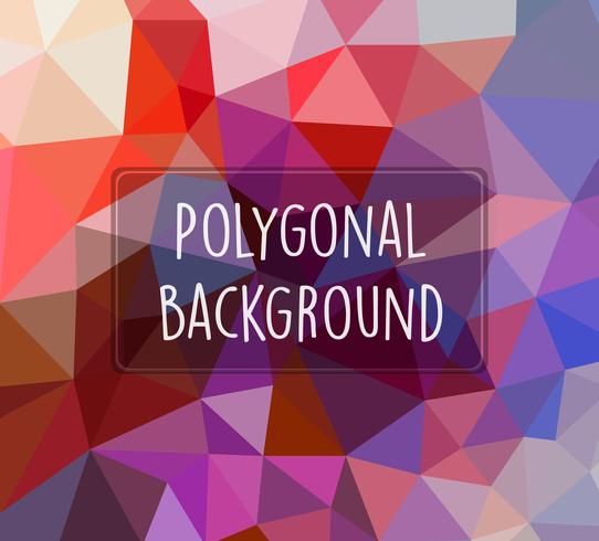 Polygonal background for craft vector