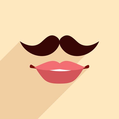 Hipster background vector