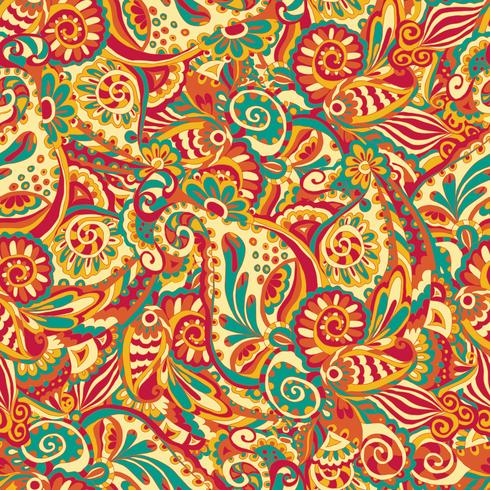 Ornamental seamless pattern vector