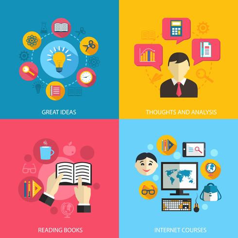 Education learning concept vector