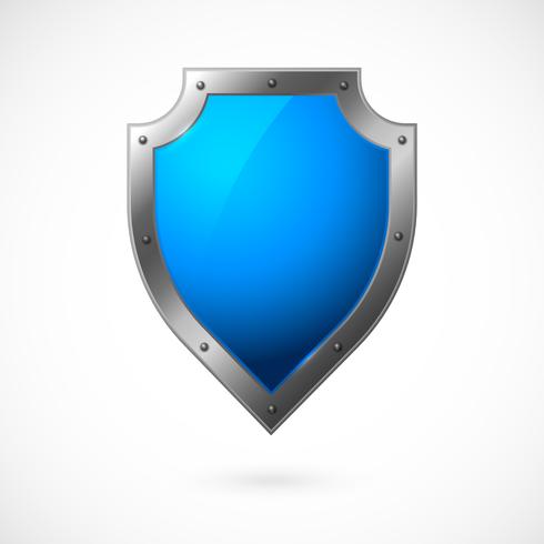 Shield icon isolated vector