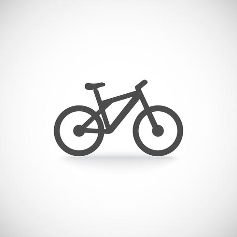 Icono de bicicleta vector