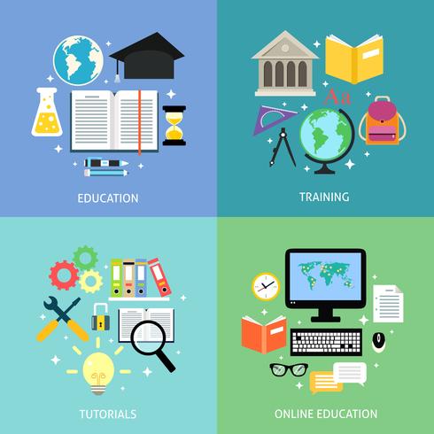 Business education concept vector