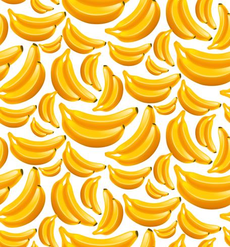 Banana seamless pattern vector