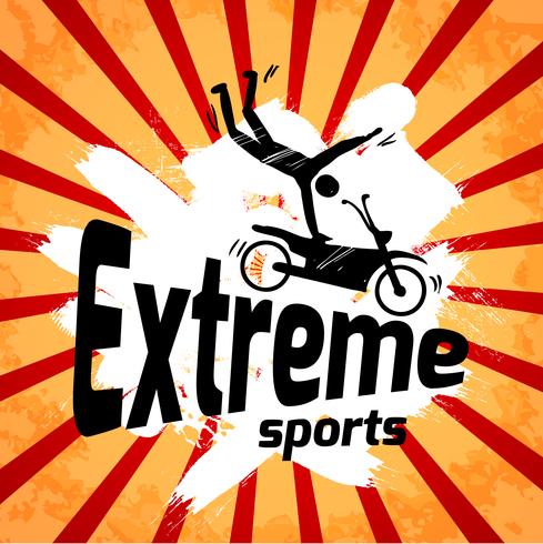 Extreme sports poster vector