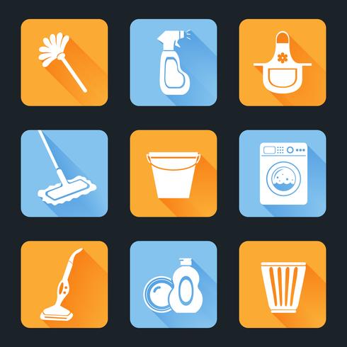 Cleaning Icon Set vector