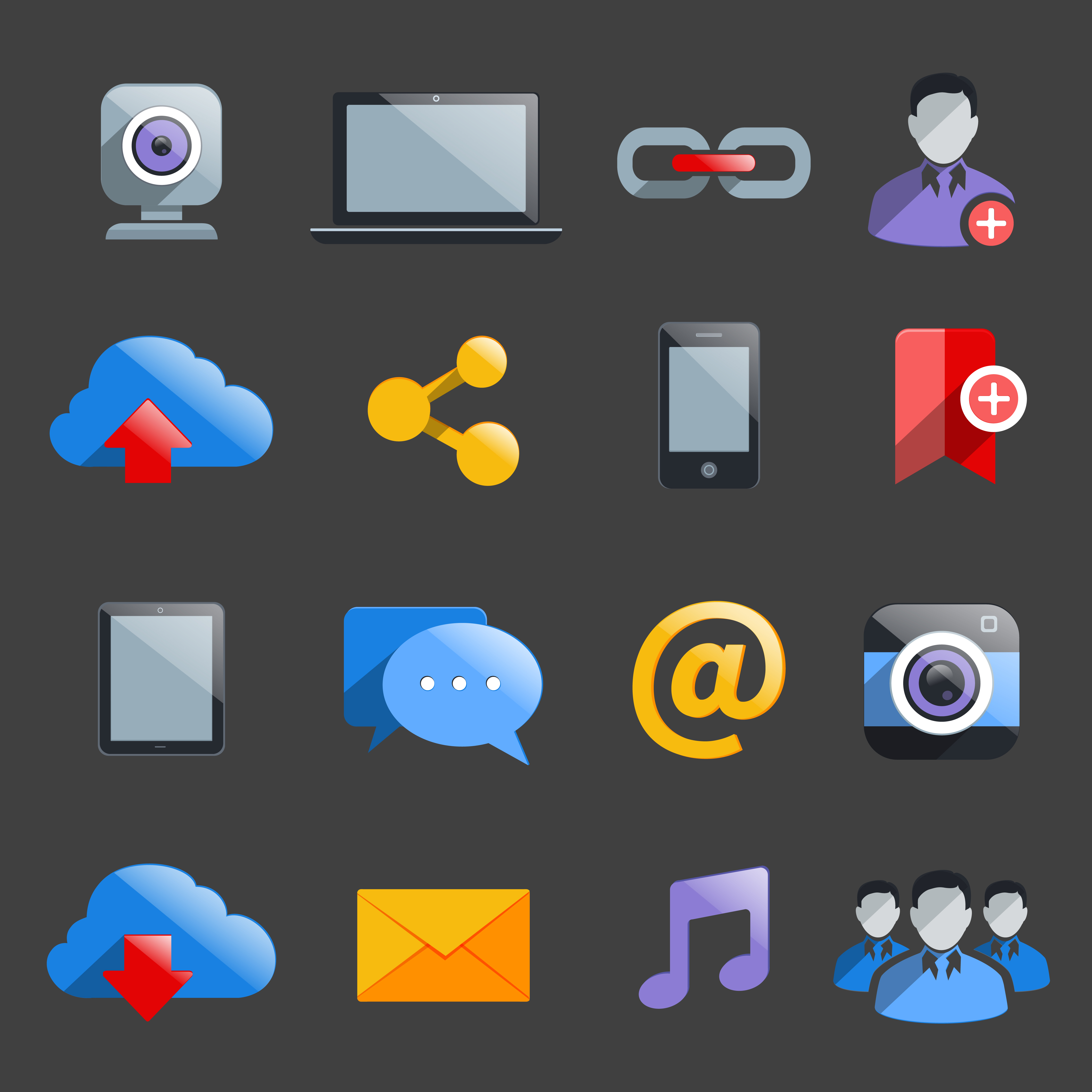 Download Social Media Icons - Download Free Vectors, Clipart ...