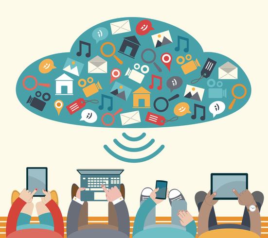 Using mobile devices - Download Free Vectors, Clipart Graphics & Vector Art