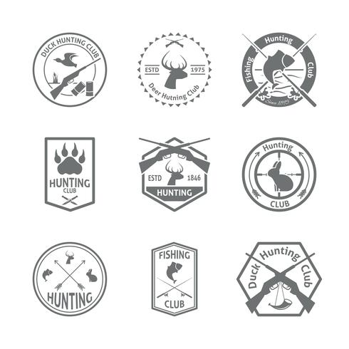 Set of hunting label vector