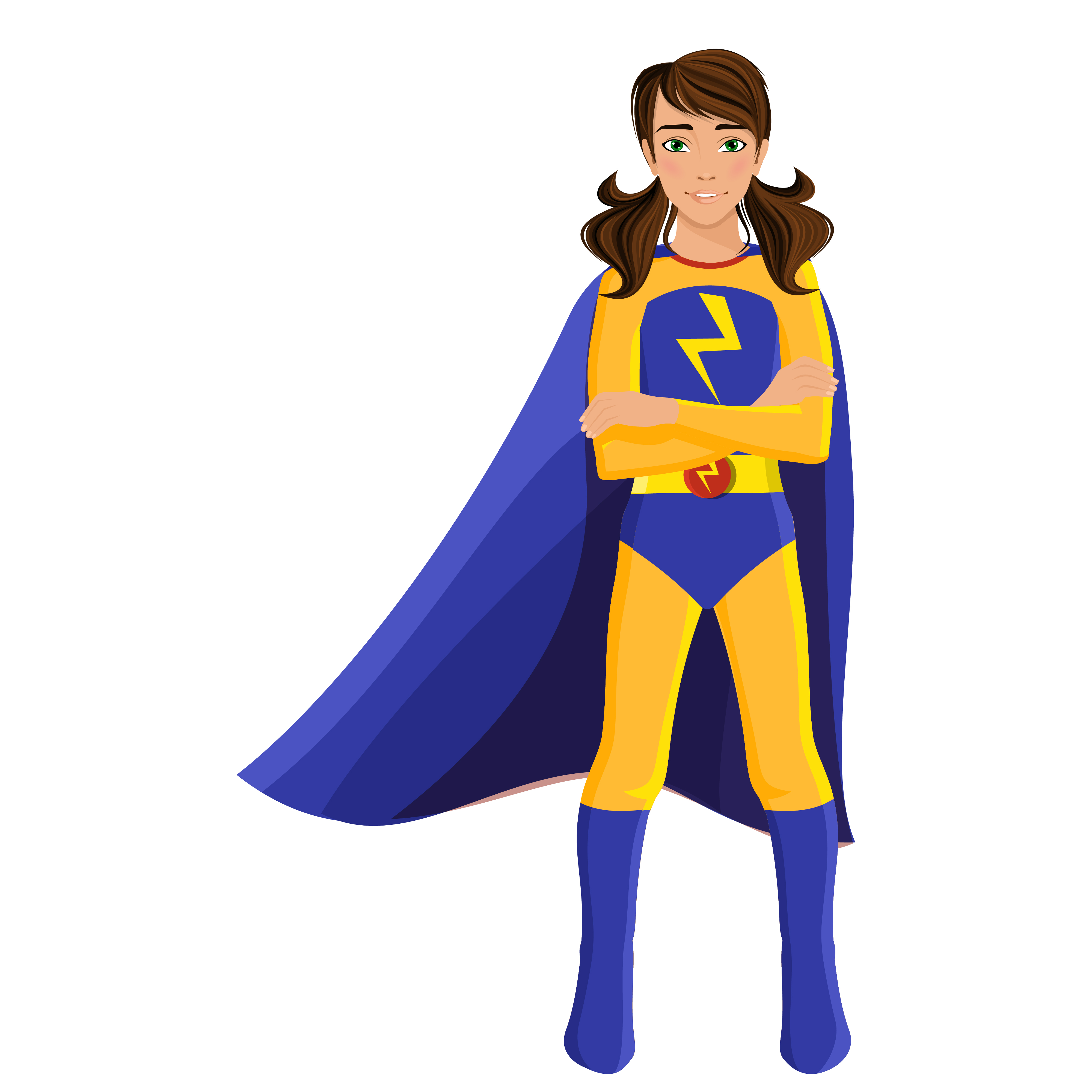 Download Girl in superhero costume - Download Free Vectors, Clipart Graphics & Vector Art
