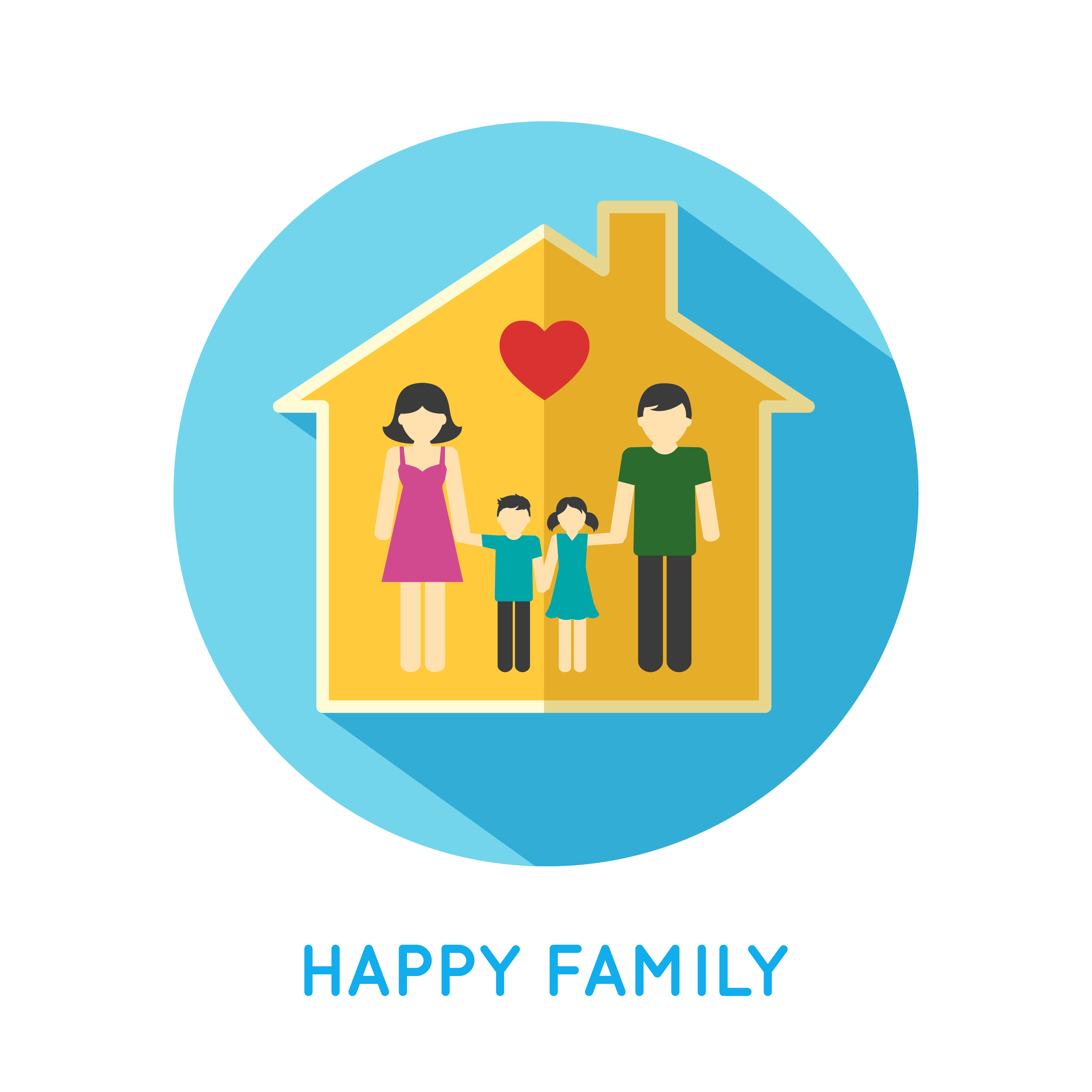 Download Family icon home 453653 Vector Art at Vecteezy