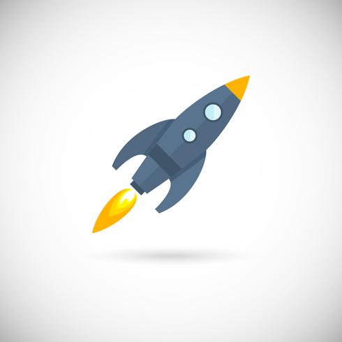 Aircraft icons space rocket vector