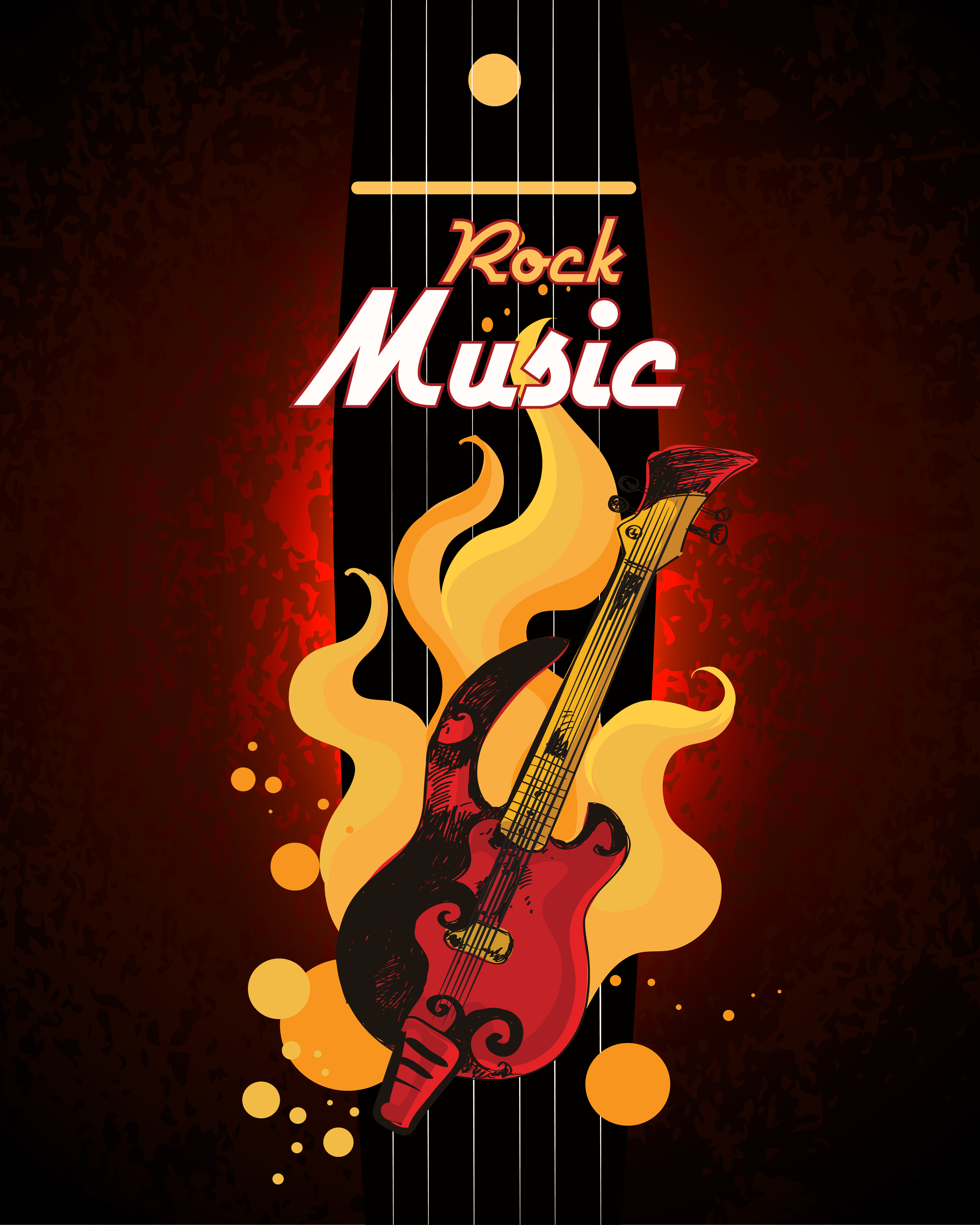  Rock  music  poster 453743 Download Free Vectors Clipart 