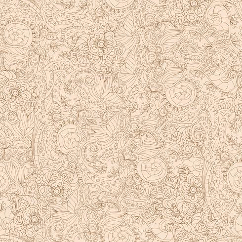 Ornamental seamless pattern vector