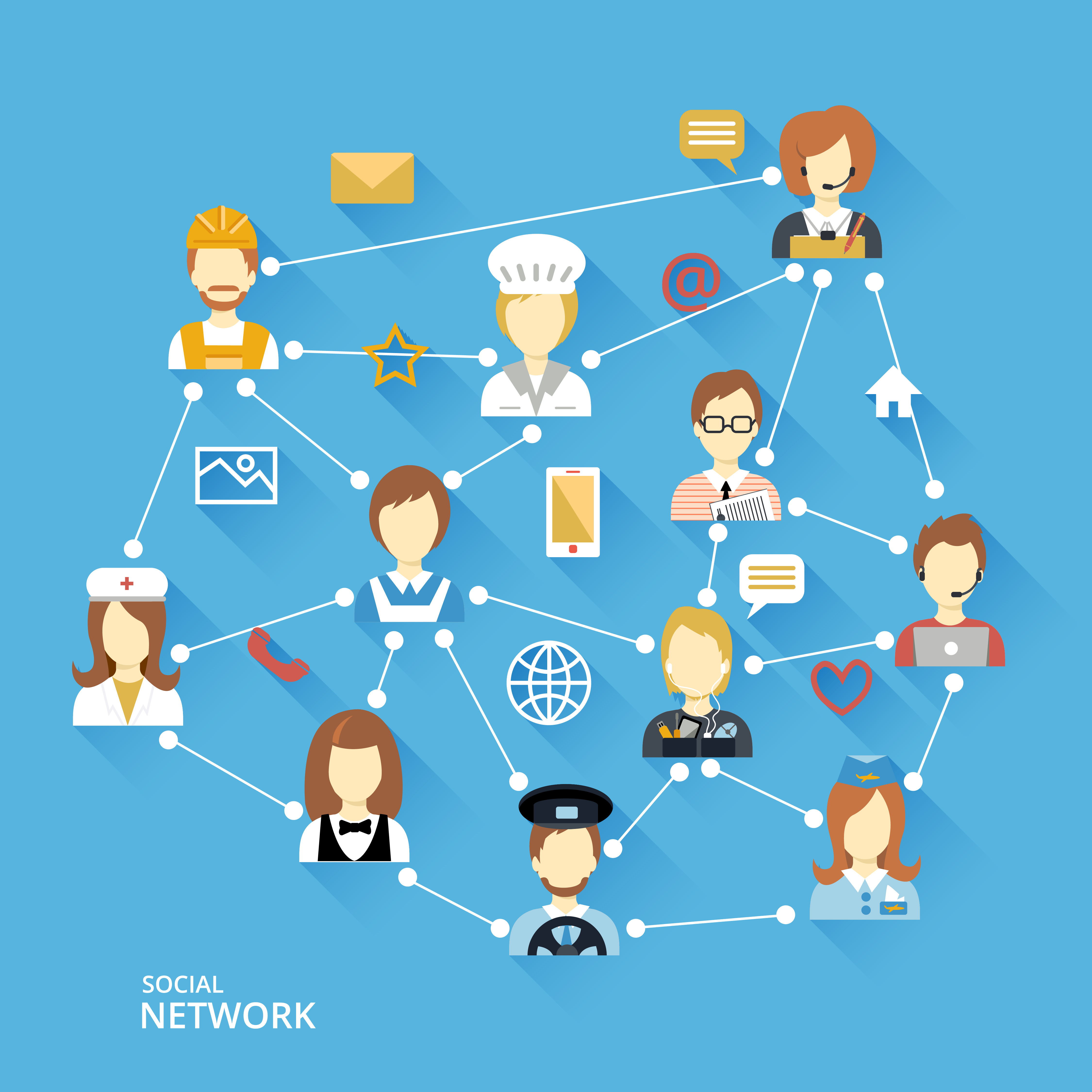 Global professional network concept 453761 Vector Art at Vecteezy