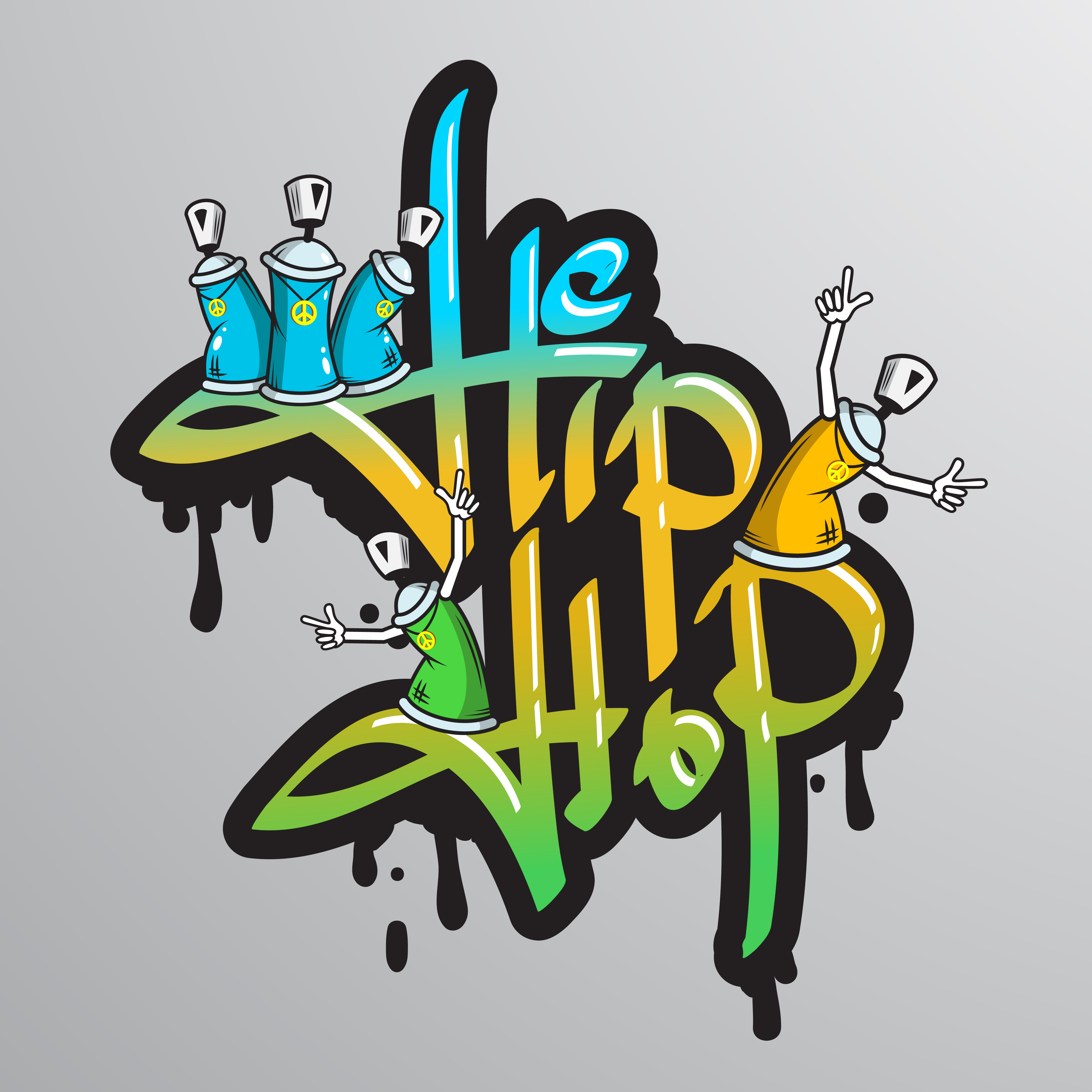 Graffiti word  characters print Download Free Vectors 