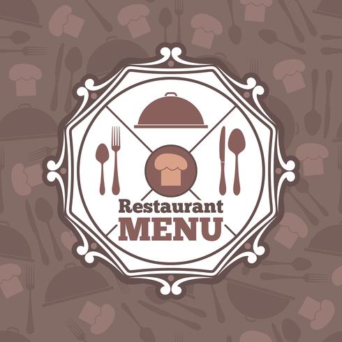 Restaurant menu template vector