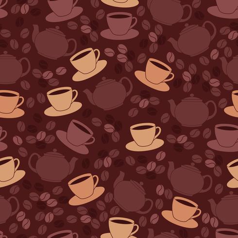 Restaurant seamless pattern vector