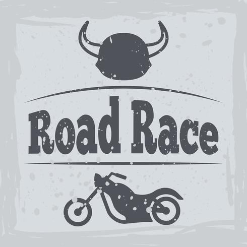 Motorcycle poster vector