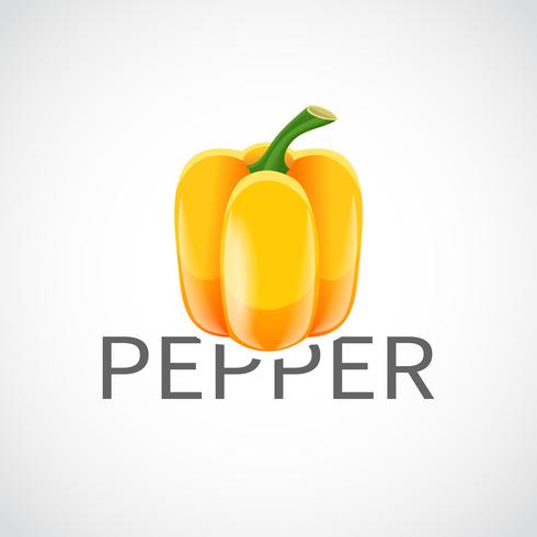 Bell pepper background vector