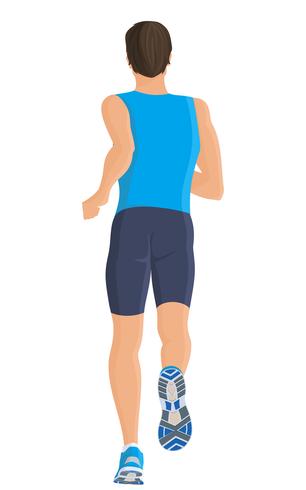 Running man vector