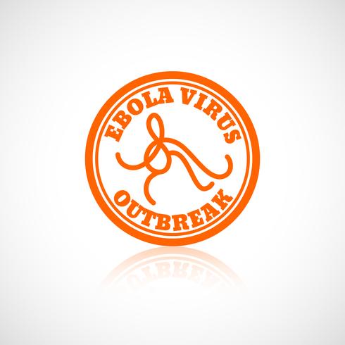 Ebola virus icon vector