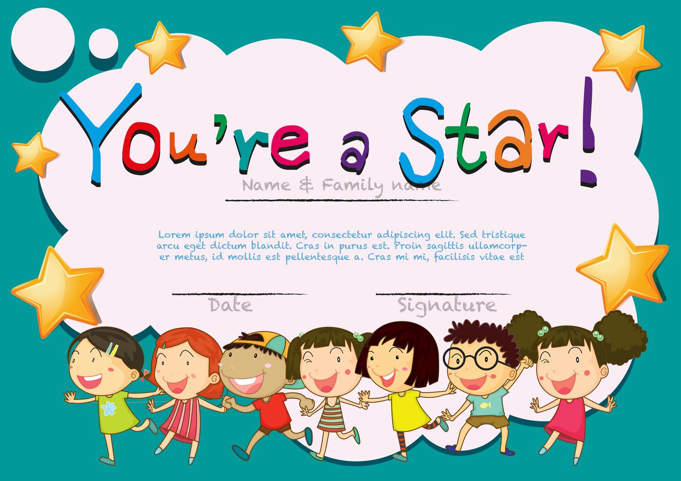 Children's Certificate Template