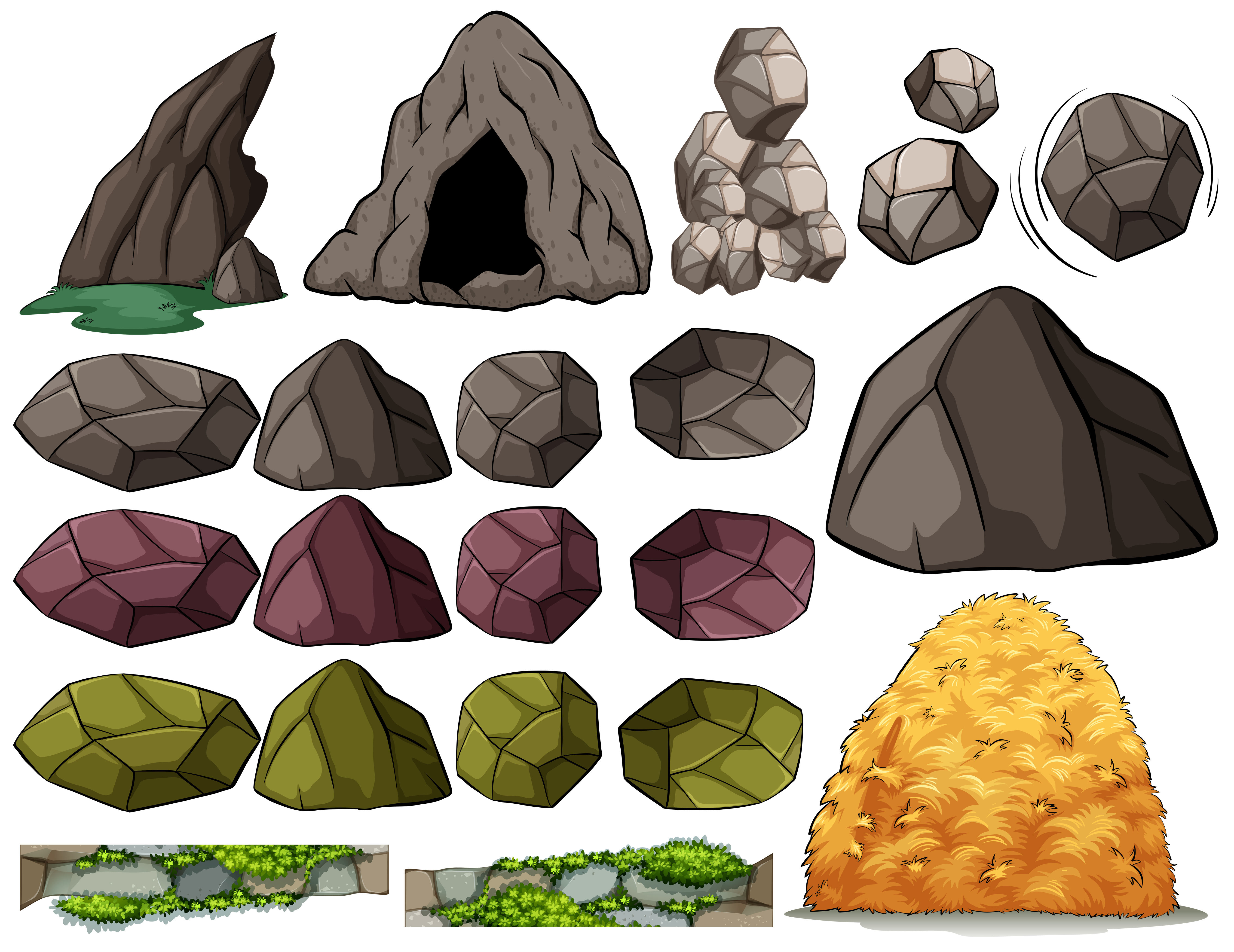Stones 454950 Vector Art at Vecteezy