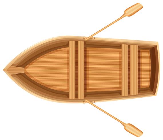 A topview of a boat