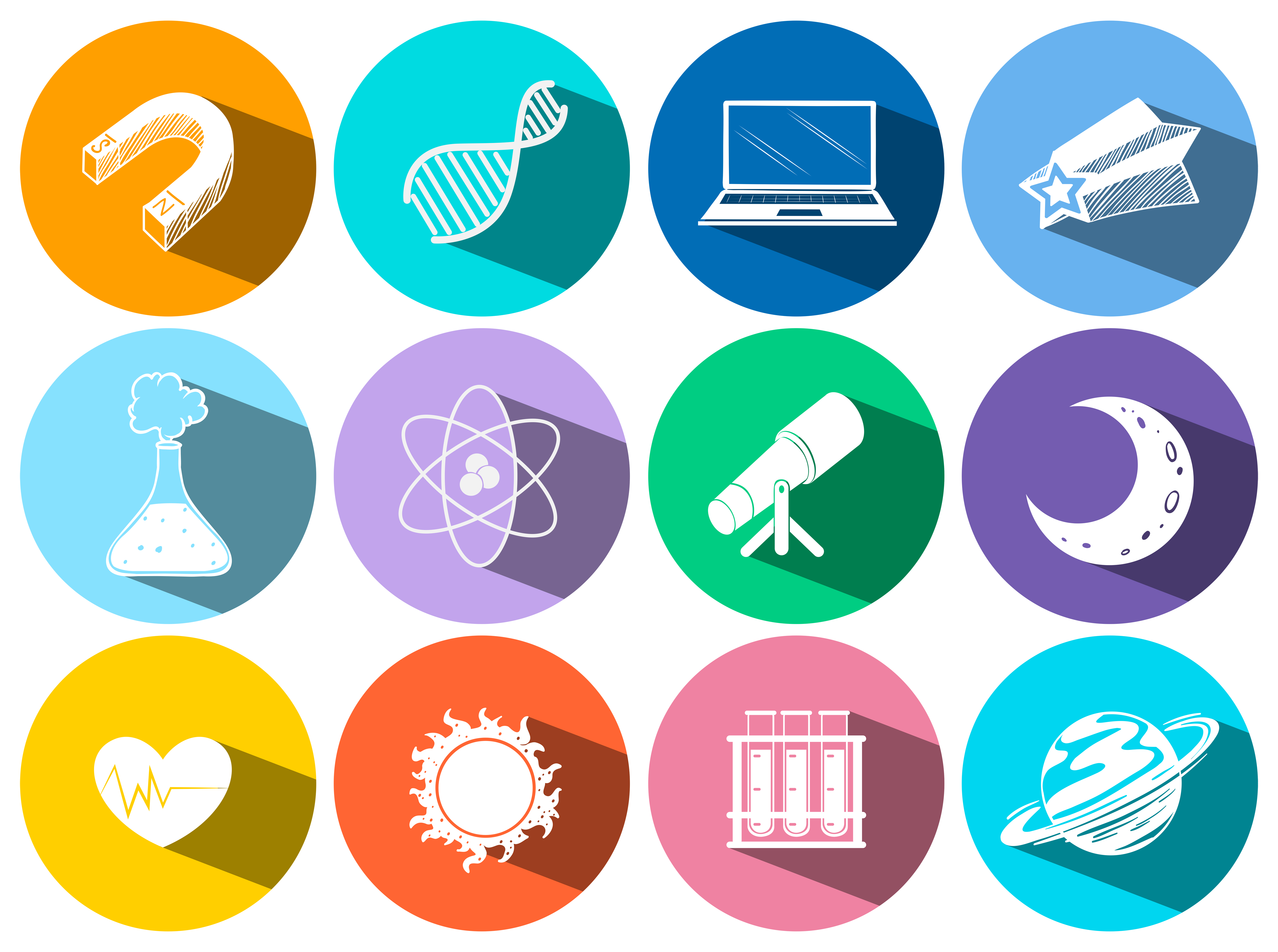 Science and technology  icons  455207 Download Free  