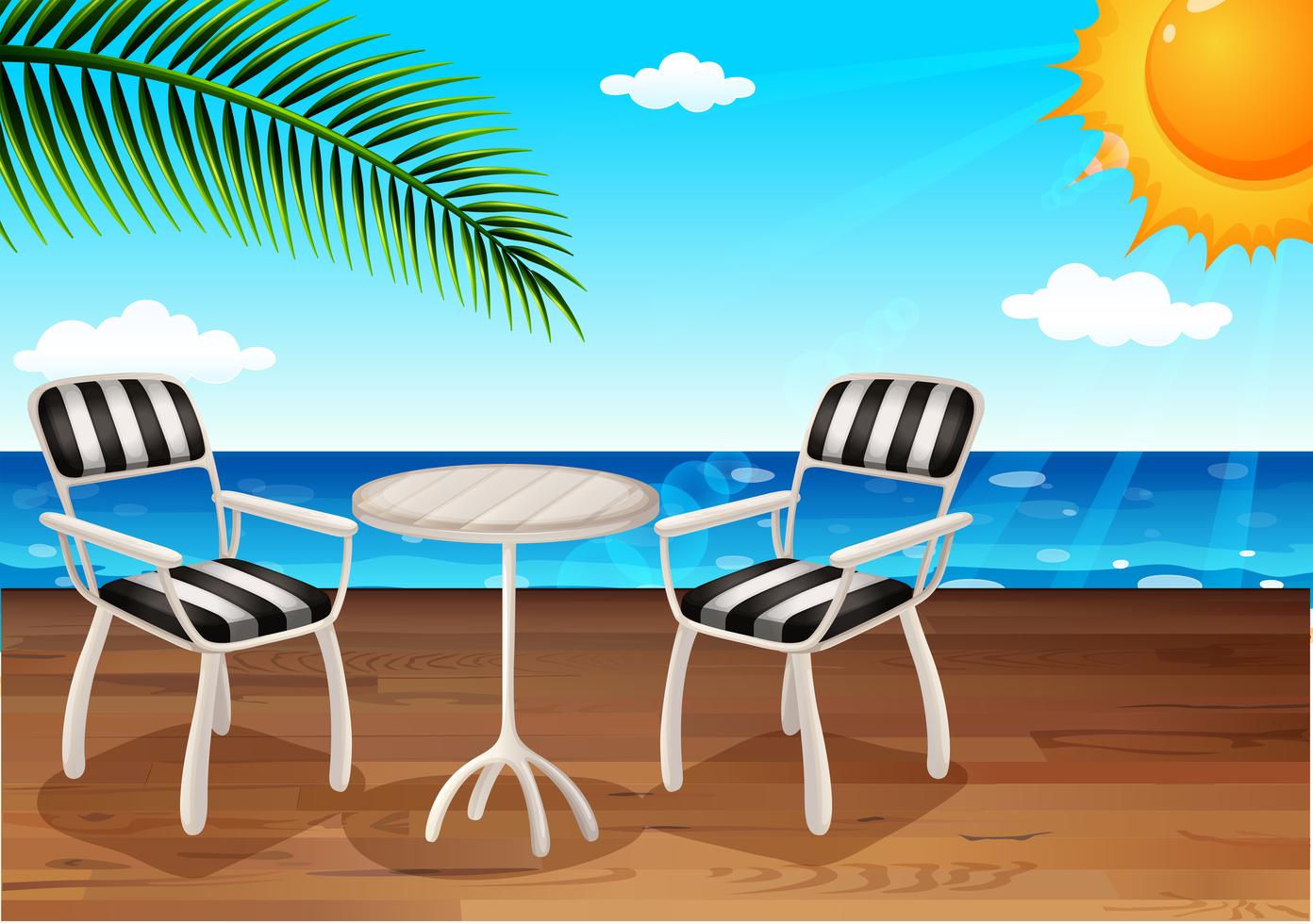 Beach 455369 Vector Art at Vecteezy