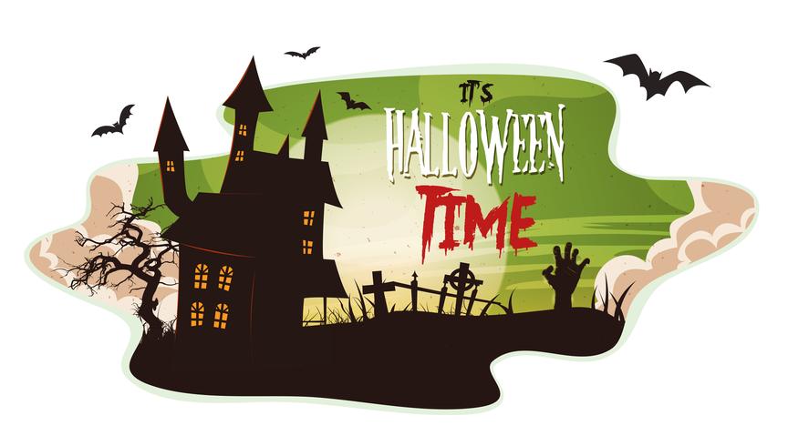 Halloween Smoke Background vector