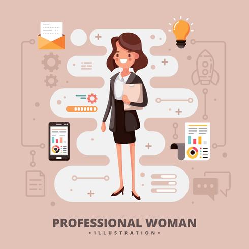 Professional Woman vector