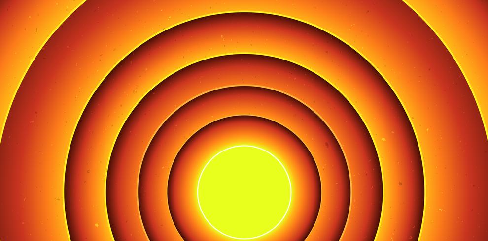 Abstract Cartoon Circles Background vector