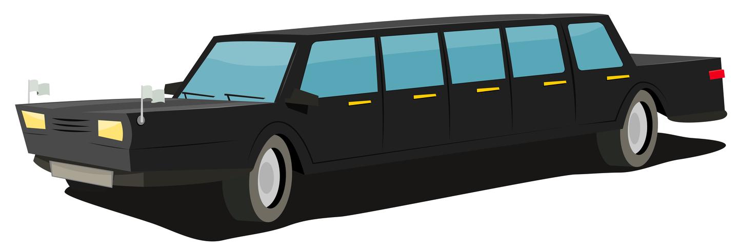 Coche diplomático vector