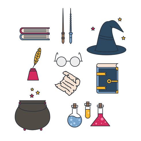 Wizard Icons Vector