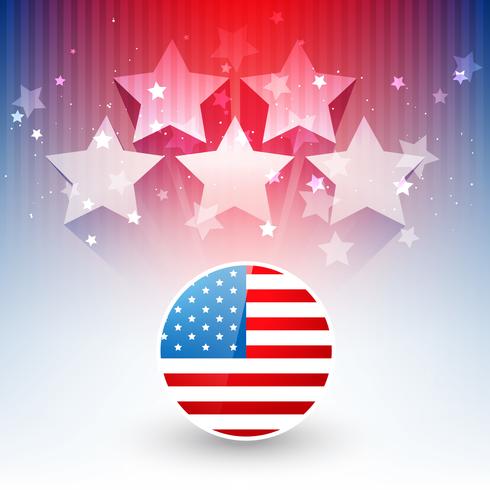 stylish american flag design vector