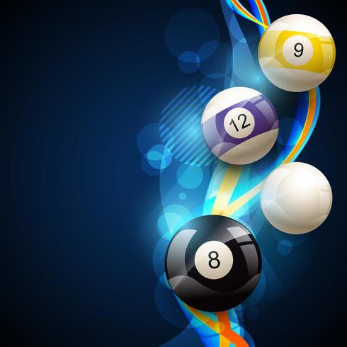 pool balls vector