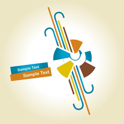 abstract shapes design vector