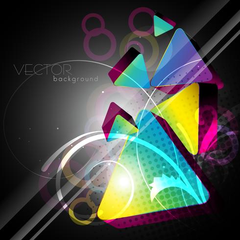 3d vector shape background