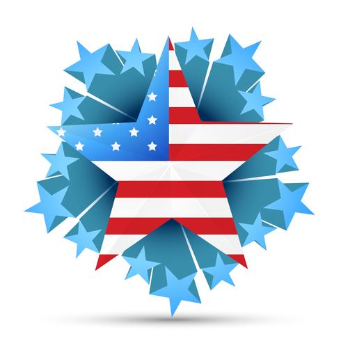 american independence day vector