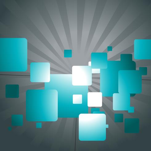 Abstract design of squares vector