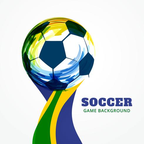 creative soccer design vector