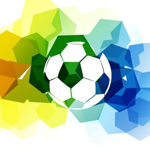 Fondo de fútbol abstracto vector