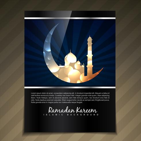 muslim festival design vector