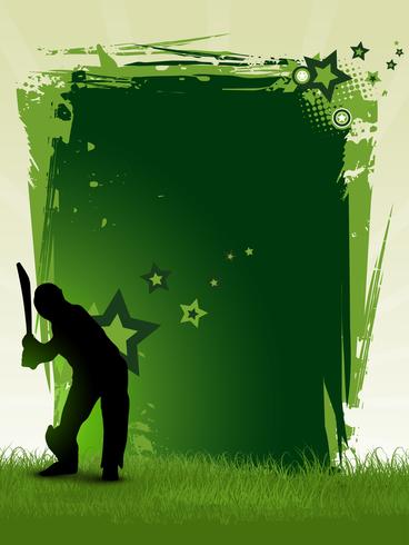 cricket background vector