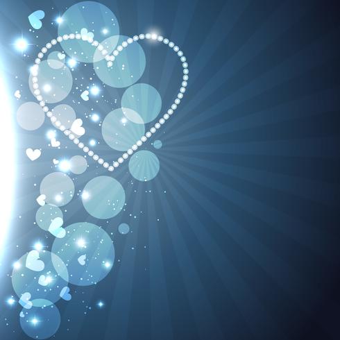 heart background design vector