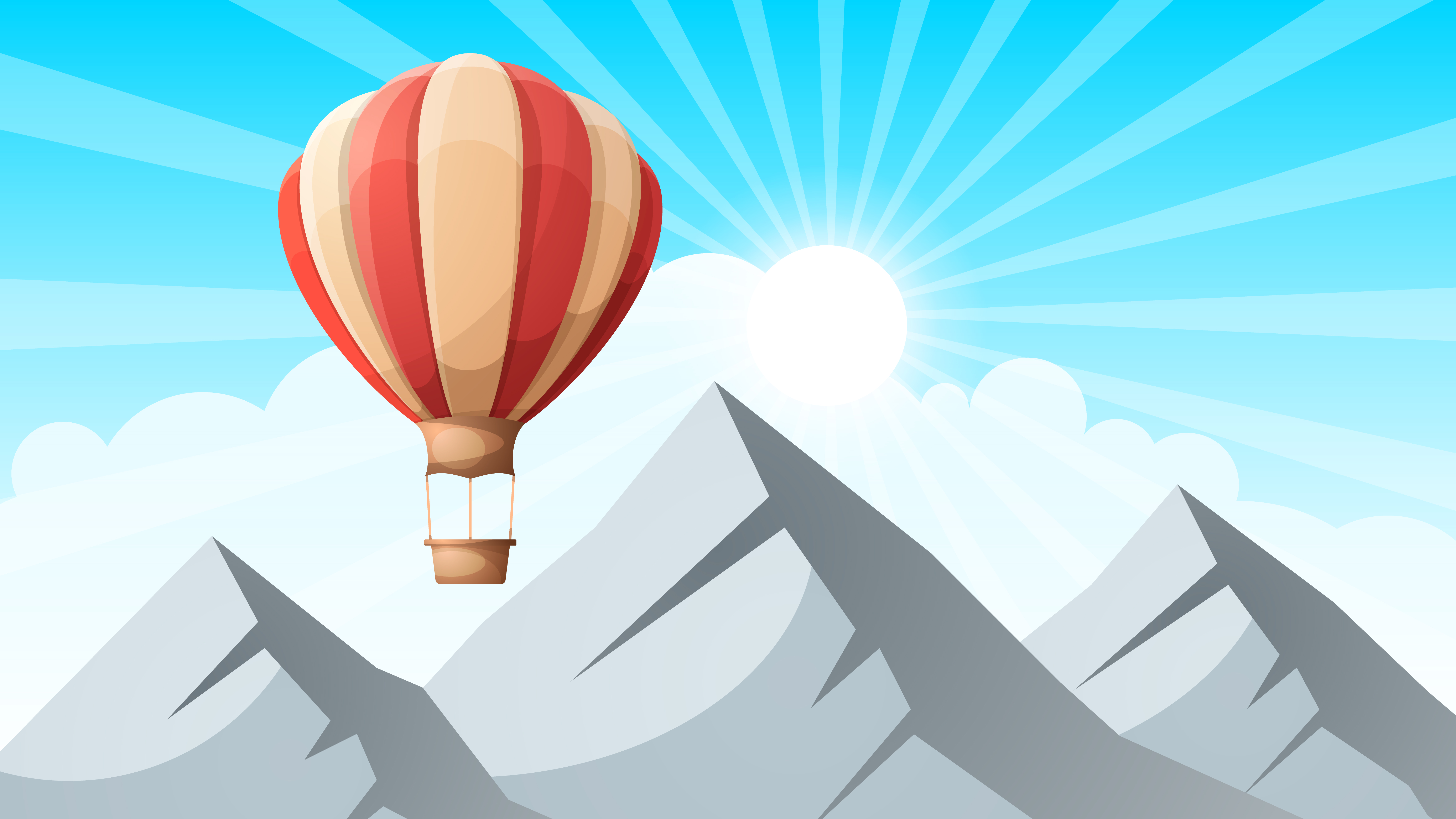 Воздушный шар вектор. Воздушные шары в горах. Нарисовать воздушный шар. Фотообои воздушные шары и горы. Воздушные шары полет.