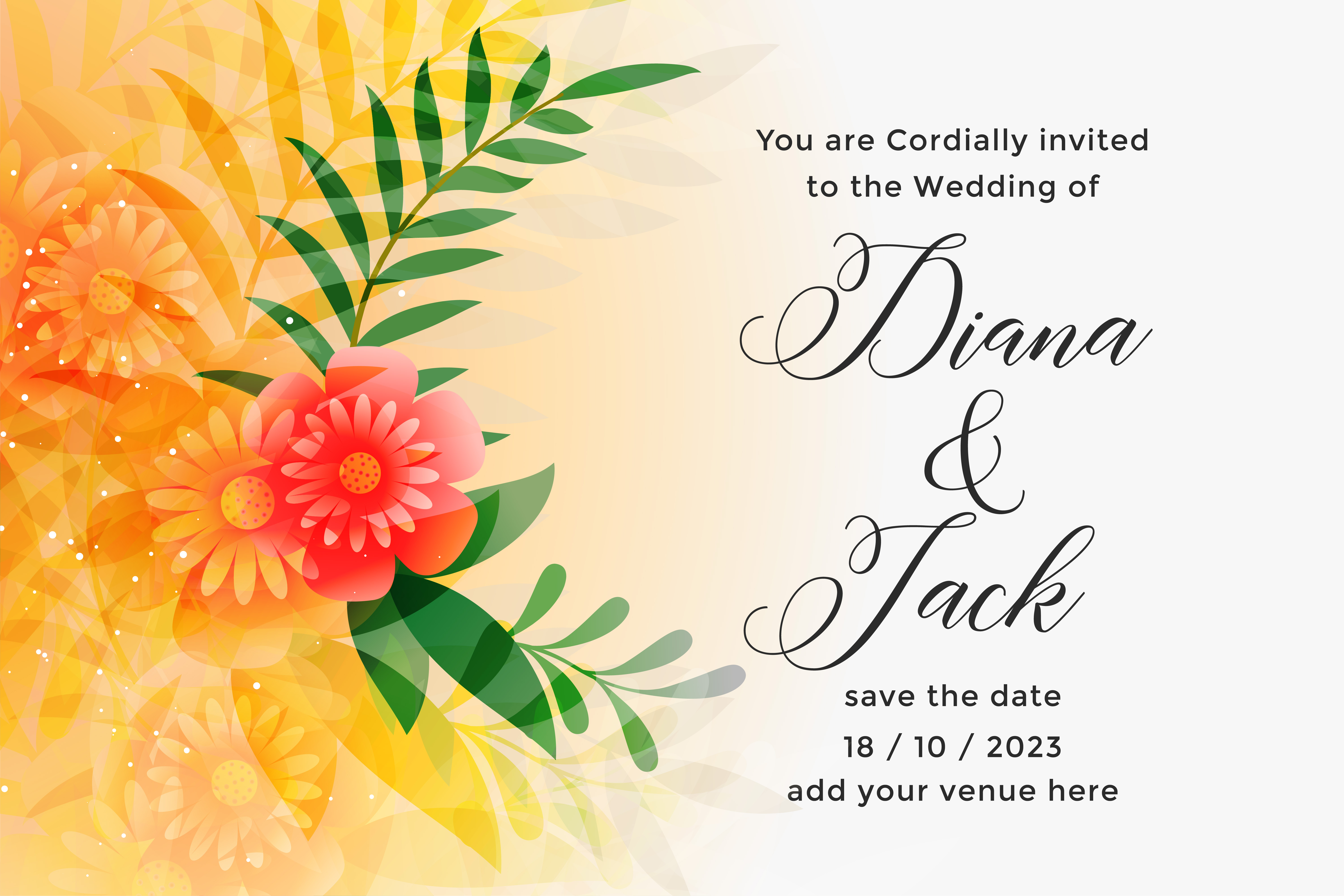 wedding card background vector free download